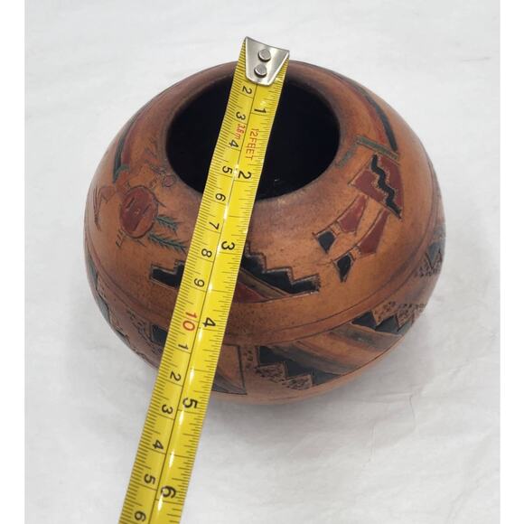 Ken Williams Native American Navajo Pottery Ye'i Holy Person Rainbow Guardian - Picture 5 of 9